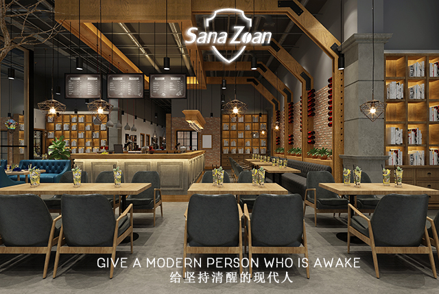 塞納左岸700平米咖啡加盟店，山東滕州店，成功入駐！